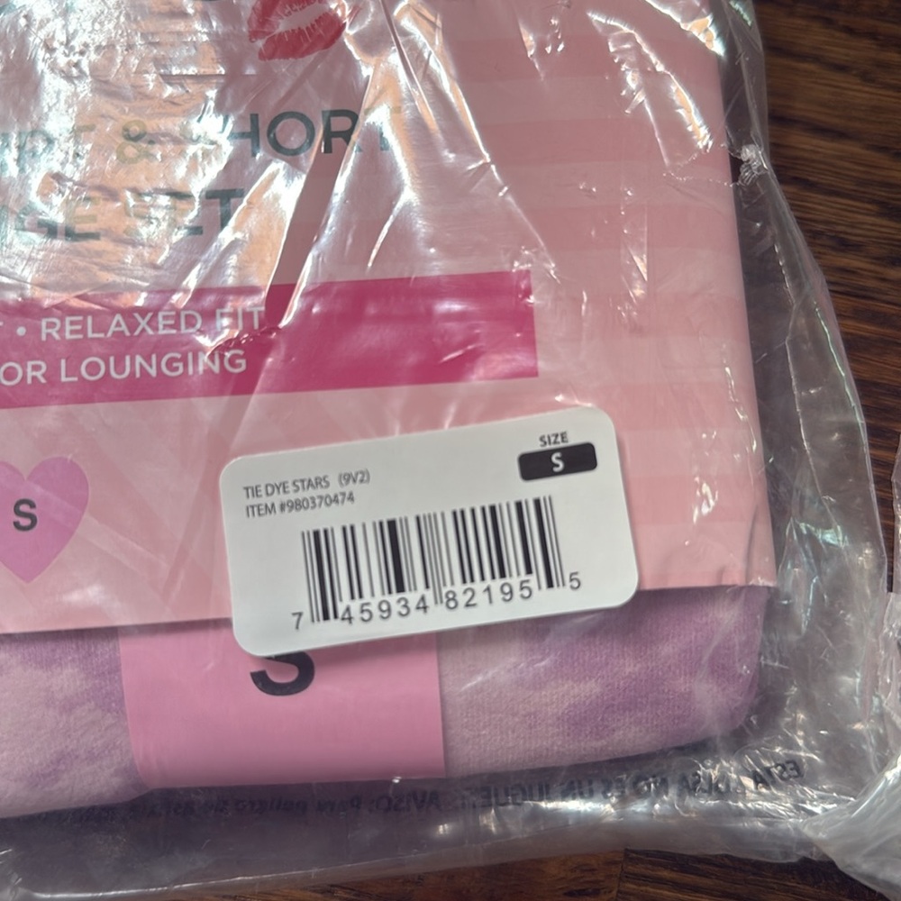 WILDFOX SWEATSHIRT & SHORTS SET PICK 1 Purple Star/ heart Print Lounge SET SMALL - Picture 11 of 14